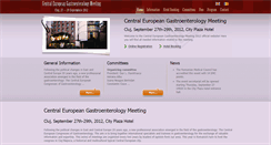 Desktop Screenshot of ceurgem2012.medical-congresses.ro